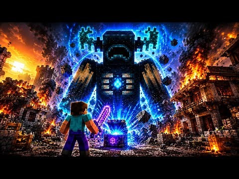1000 TNT Explosion Summons the GIANT WARDEN! 😱 | Minecraft RTX 4K