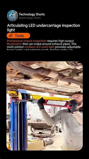 CORDLESS LED UNDER CAR INSPECTION LIGHT