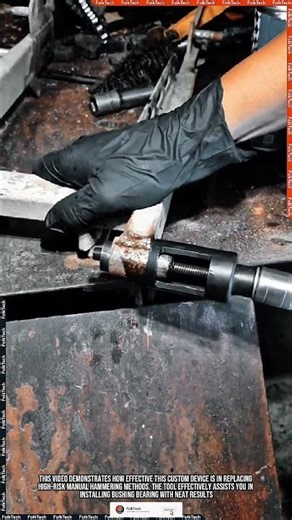 Bushing Installer: Installing Bushing Bearing Neat Safe Precise #tool #tools #innovation