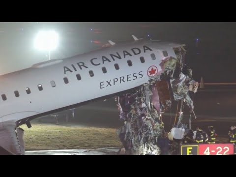 Pilots killed in LaGuardia runway crash, dozens hospitalized