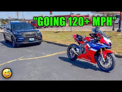 PULLED OVER ON MY FIREBLADE...