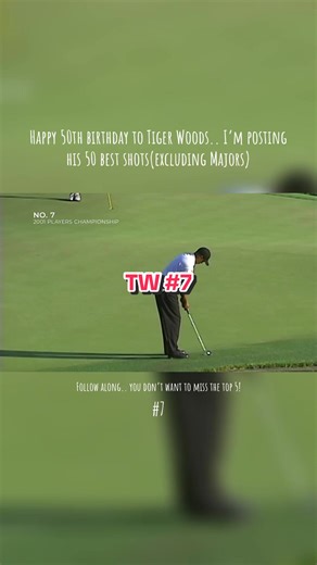 Celebrating Tiger Woods: 50 Best Shots on His 50th Birthday
