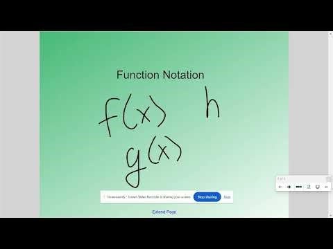 Function Notation