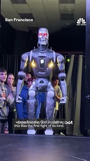 Influencer fights humanoid robot dubbed 'Terminator'