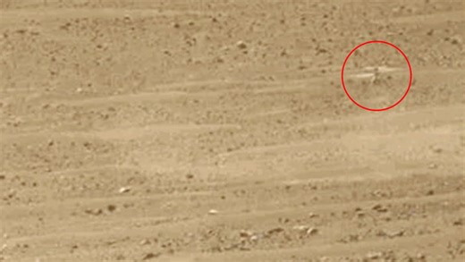 Perseverance Rover - Mars Helicopter Manoeuvre Captured