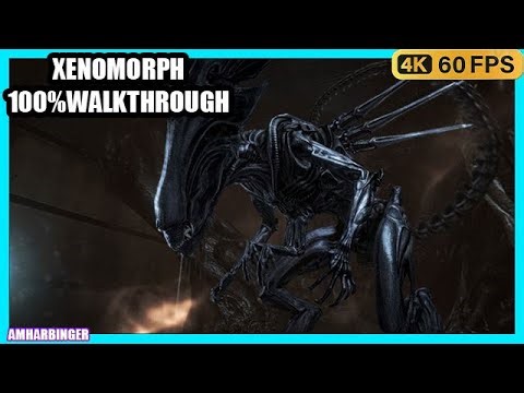 Alien vs Predator Xenomorph Campaign 100% Walkthrough – All Royal Jelly Containers Full Game 4K60FPS