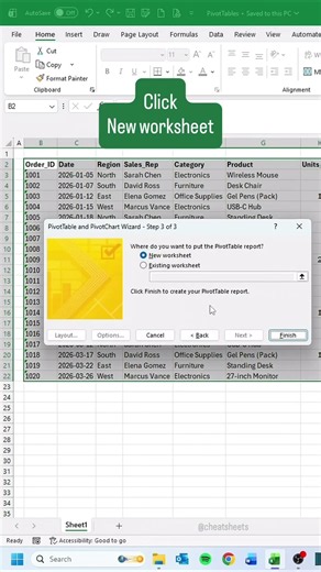 This PivotTable shortcut is just what I needed‼️ #excel