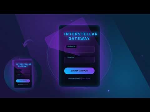 Responsive Neon Login Form Using HTML CSS JS |#coding #frontendcourse #website #animatedform #css
