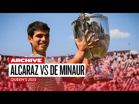 Alcaraz Wins EPIC For First Grass Court Crown 🔥 | Alcaraz v de Minaur | Highlights | Queen's 2023