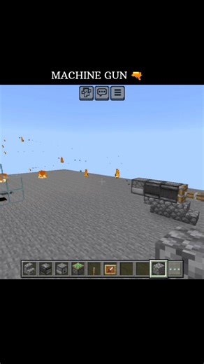 Infinite Fireball Machine Gun in Minecraft 🏹🔥 #Shorts