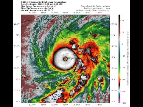 2025 Atlantic Hurricane Season GOES-19 FozIR Satellite Imagery