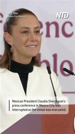 6 5 Magnitude Earthquake Shakes Capital, Interrupts Sheinbaum Press Conference