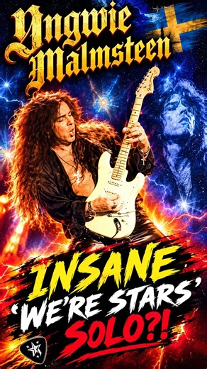 Yngwie Malmsteen: Insane ‘We're Stars’ Solo?! #yngwiemalmsteen #guitarist #rock #neoclassicalmetal