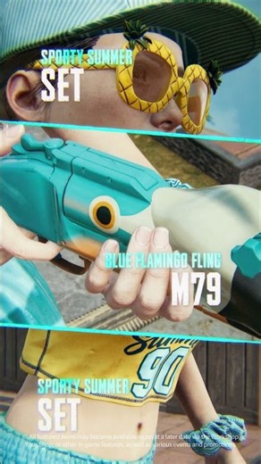 Pineapple shades, flamingo firepower.🦩Available from Aug 12 on PC and Aug 20 on console.