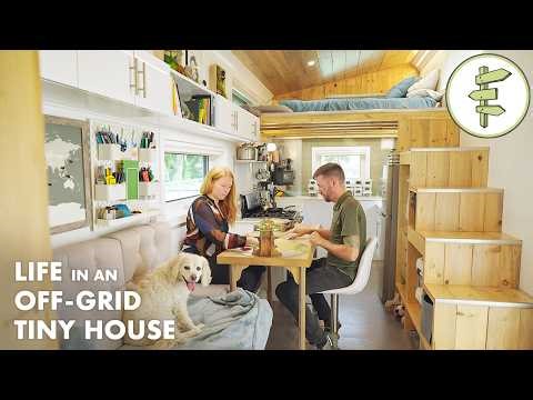 10 Years Living Off-Grid in a Tiny House with Clever Systems & Design Features – FULL TOUR