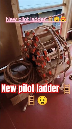 Pilot Ladder Ready 🚢 | Merchant Navy Life #ship #blogger #explore #youtuber #trending #video #shorts