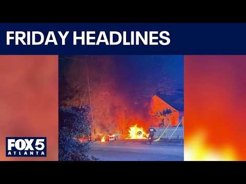 Fiery crash; Cop City indictment; wildfires | FOX 5 News