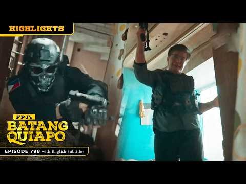 Tanggol is hit by a bullet and brings Roberto down | FPJ's Batang Quiapo (with English Subs)