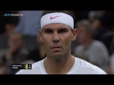 Nadal vs Mannarino Paris 2019 Highlight