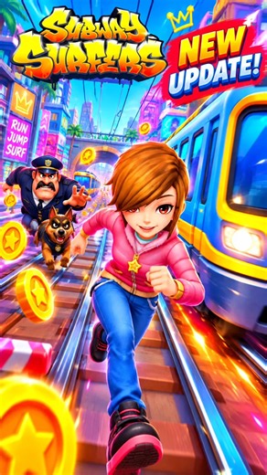 Subway Surfers NEW UPDATE 😱🔥 | Epic Train Chase & Crazy Coin Run! #shorts