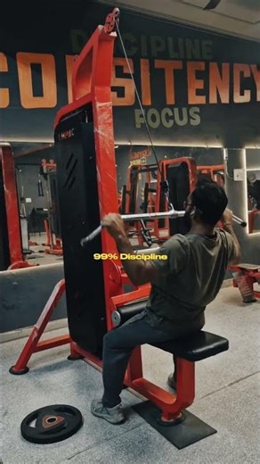 Consistency & Discipline For Back Workout #fitness #motivation #gym #foryou