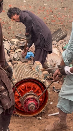Amazing Copper Extraction Process from Old Motors ⚙️🔥