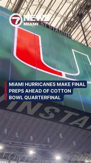 ‘It’s go time’: The Miami Hurricanes made their final preparations ahead of the Cotton Bowl quarterfinal against Ohio State.