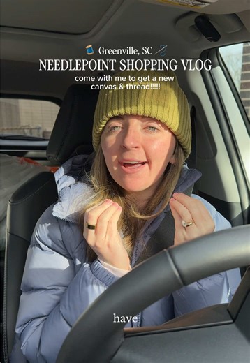 come with me to get new needlepoint canvases! I went to Cottage Grove in Greenville and they had a few! HAPPY WEEKEND!!! #creatorsearchinsights #needlepoint #needlepointcanvas #needlepointforbeginners #shoppingvlog