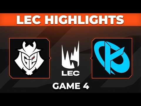 G2 vs KC Game 4 Highlights | LEC 2026 Playoffs | G2 Esports vs Karmine Corp
