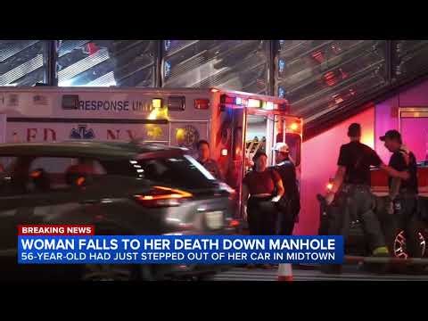 Woman falls to her death down open manhole in Midtown