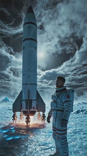 Landing on Neptune – Astronaut on an Alien Planet 🌌