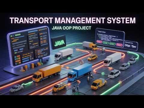 🚚 Transport Management System (Java) | OOP-Based Project | Mini / Major Project | java development