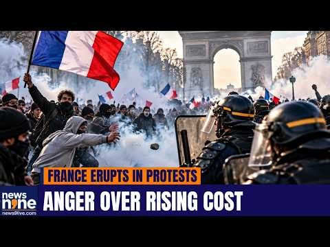 Paris Protest:  Police Fire Tear Gas, Charge Protesters Amid Cost of Living Rallies | News9