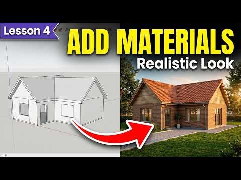 SketchUp Materials and Textures Tutorial | Make Realistic Design
