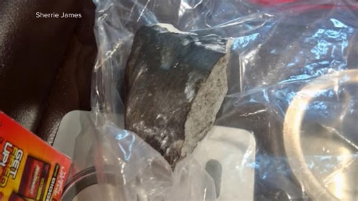 Meteorite crashes into home