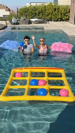 VS! Pool Time TIC TAC TOE!