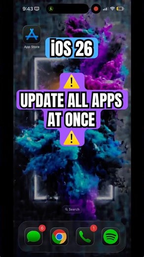 How to Update All Apps at once on iPhone