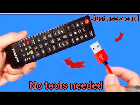Just use your common cable and fix your tv remote easily! How to repair tv remote at home
