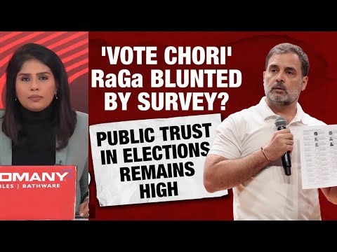Karnataka Congress | 'Vote Chori' RaGa Blunted By Survey? Public Trust In Elections Remains High