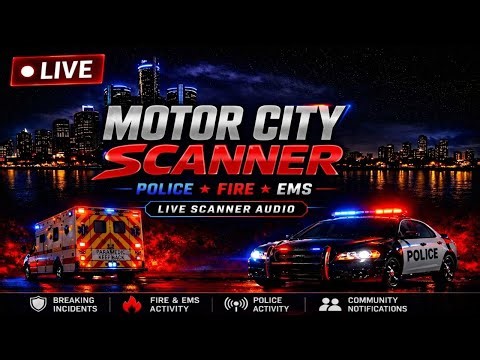 🔴 LIVE Police Scanner | Detroit • Downriver • Romulus •Taylor • Livonia• Redford| EMS & Fire
