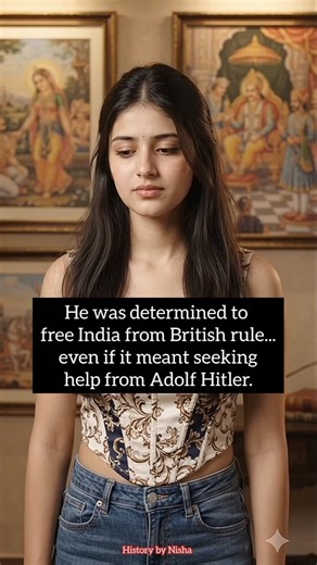 Netaji Subhas Chandra Bose Meets Hitler 🇮🇳 #history #art #painting #indian #fyp #trending #viral #yt