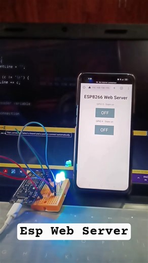 ESP8266 Web Server LED Control 🔥 | Control LEDs Using Mobile (IoT Project)