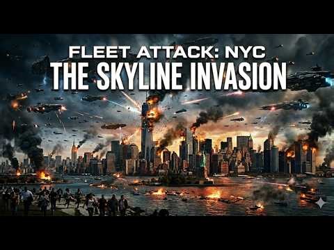 Alien Fleet Attack on New York City