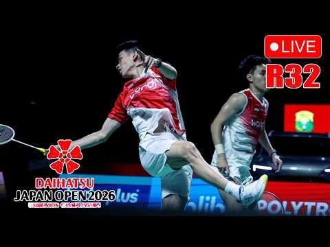 🔴LIVE R32 - Raymond INDRA/Nikolaus JOAQUIN vs Haruki KAWABE/Kenta MATSUKAWA - Japan Open 2026