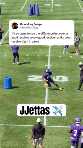 Justin Jefferson makes route running look EASY 😮‍💨