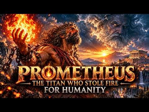 PROMETHEUS — THE TITAN WHO STOLE FIRE FOR HUMANITY | Greek Mythology Sleep Story