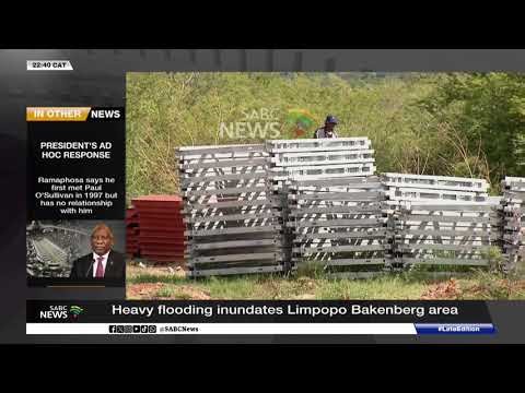 Heavy flooding inundates Limpopo's Bakenberg area
