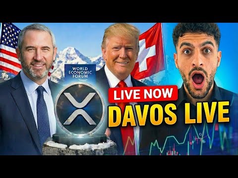 LIVE - Brad Garlinghouse XRP speech at Davos 2026 TRUMP SPEECH NEXT!
