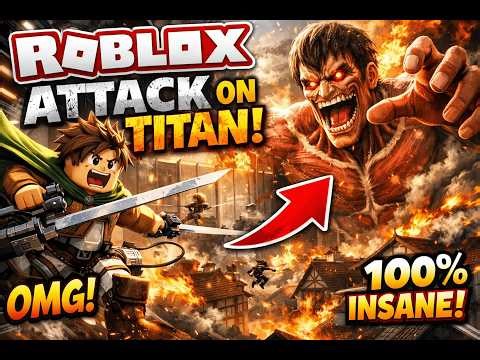 I SURVIVED 100 TITANS in Roblox Attack on Titan! 😱 LIVE #roblox #attackontitan