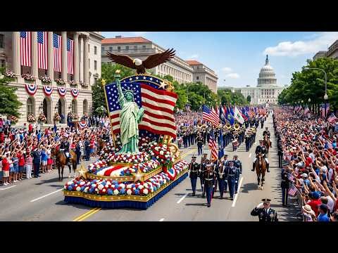 🇺🇸 United States Flag Day Parade 2026 | America's Biggest Patriotic Celebration & Military Parade 4K
